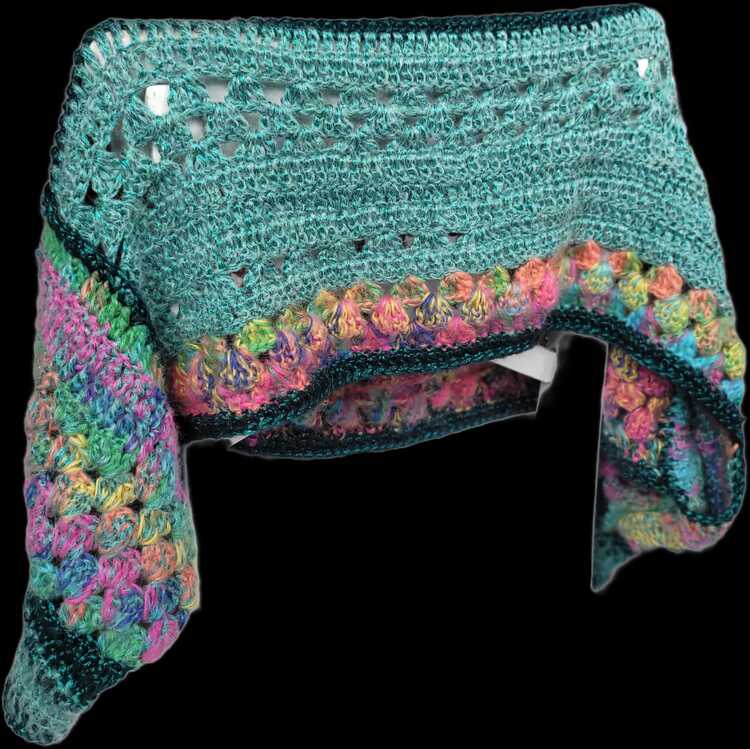 MULTI COLOR CROCHET SWEATER-SANDY