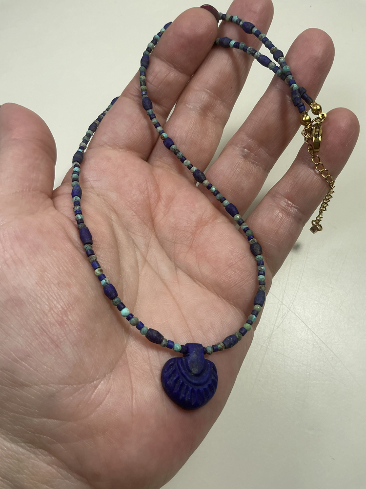 Lapis Lazuli ~Turkuaz Kolye (Antik Seri )