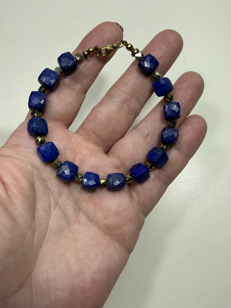 Lapis Lazuli ~Pirit Bileklik