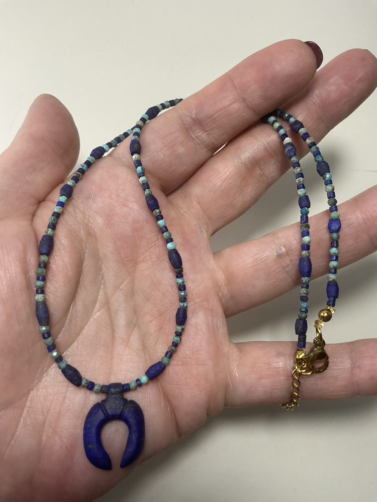 Lapis Lazuli ~Turkuaz Kolye (Antik Seri)