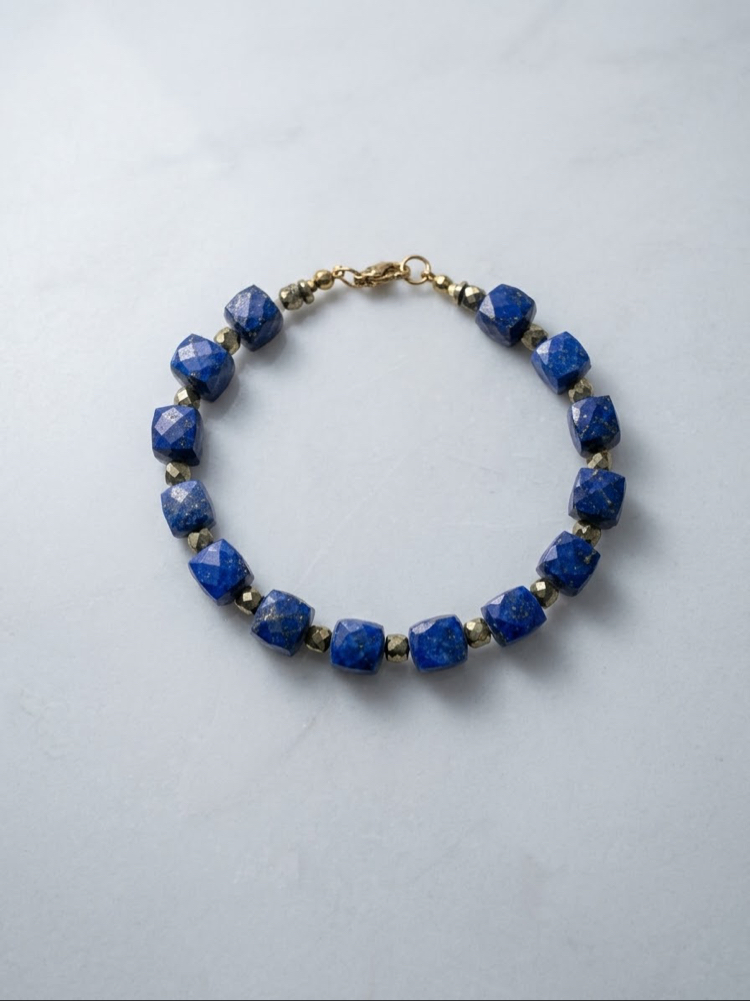 Lapis Lazuli ~Pirit Bileklik