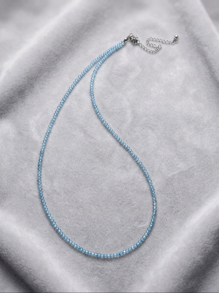 Blue Topaz Kolye ( Minimal Seri)