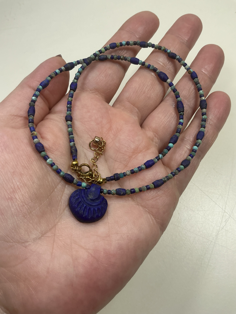 Lapis Lazuli ~Turkuaz Kolye (Antik Seri )
