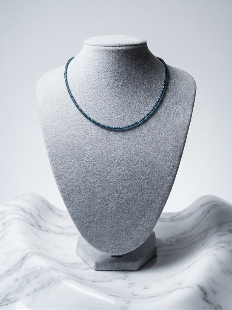 London Blue Topaz Kolye ( Minimal Seri)