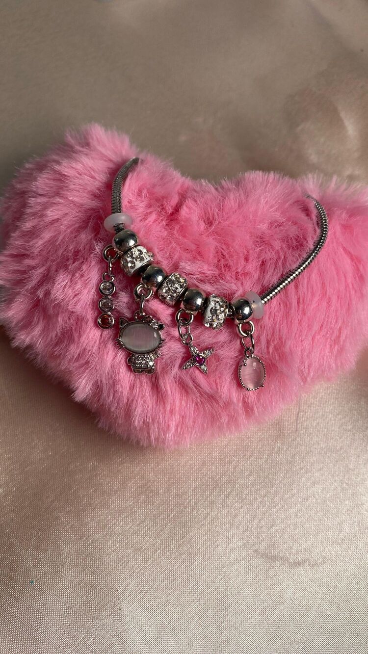 Çelik Hello Kitty Pandora Bileklik