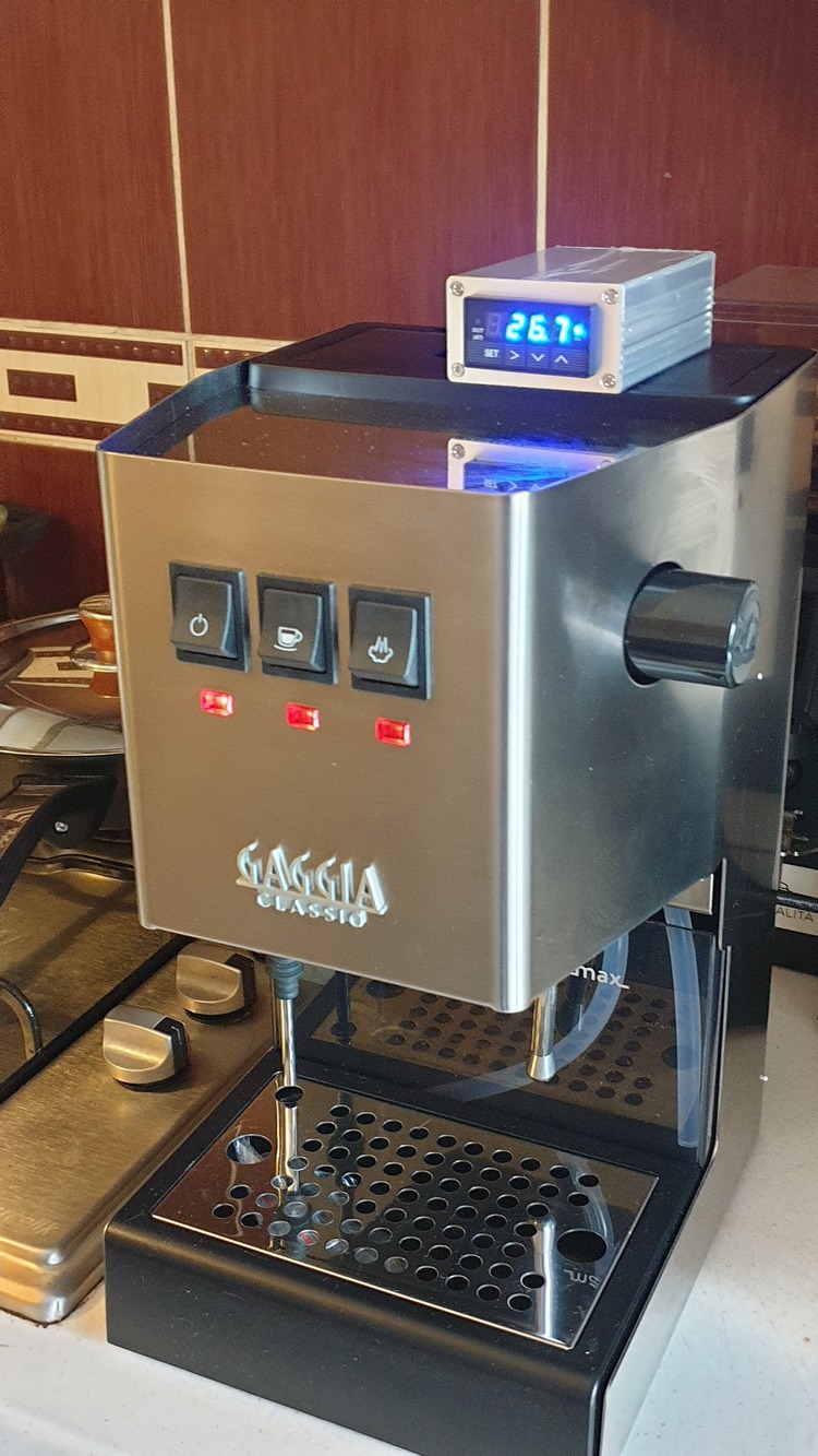 Gaggia Classic Pro PID kit with brewing and steaming function