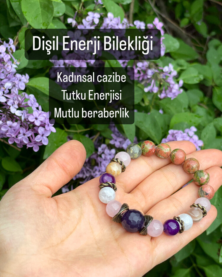 DİŞİL ENERJİ DOĞALTAŞ BİLEKLİĞi