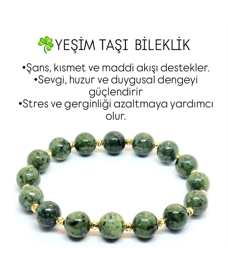 ☘️YEŞİM TAŞI BİLEKLİK