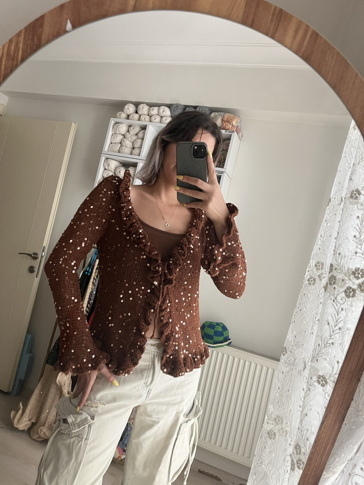 Pattern /fırfırlı bluz hırka