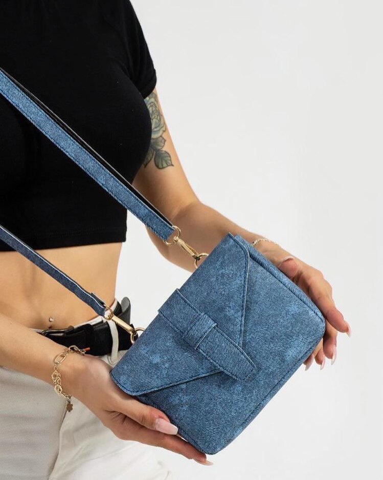Denim jean çanta 