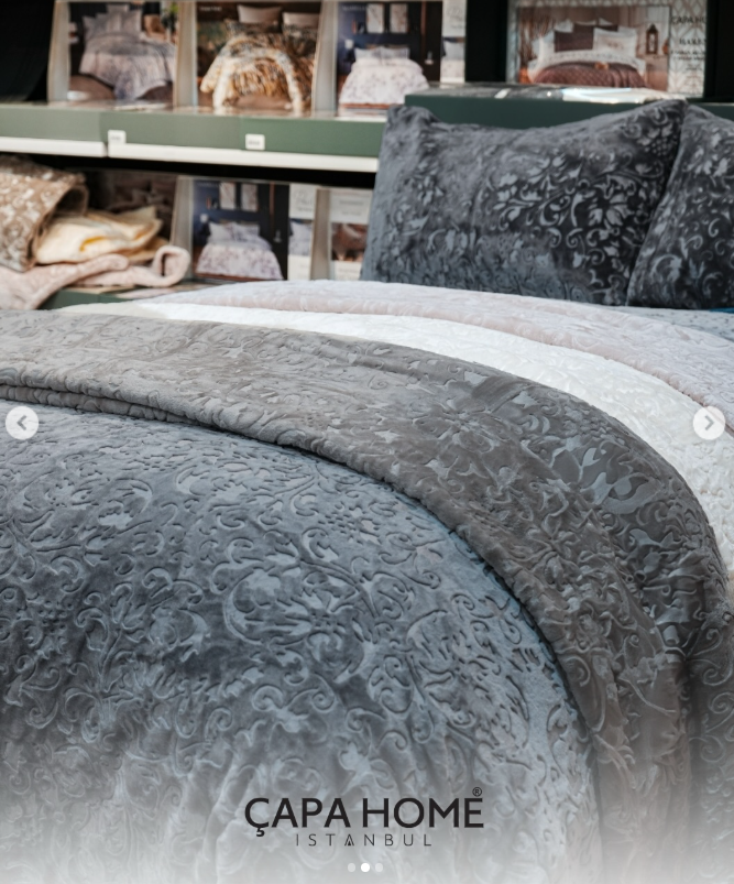 Çift Kişilik - Verona Ultra Soft Battaniye-Yastık Kılıflı