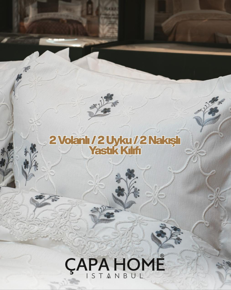 Çapa Home Daniela 9 Parça Nakılşı Gelin Seti