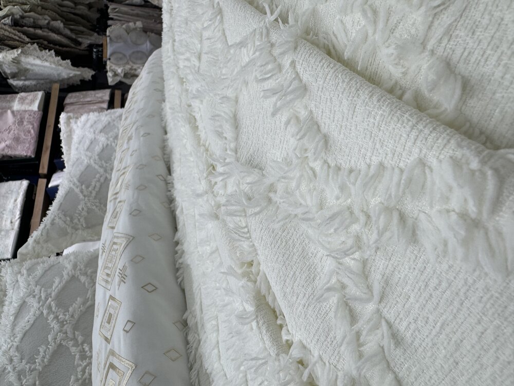 Çapa Home Harem Şönil Yatak Örtüsü - Krem ( 3 parça )