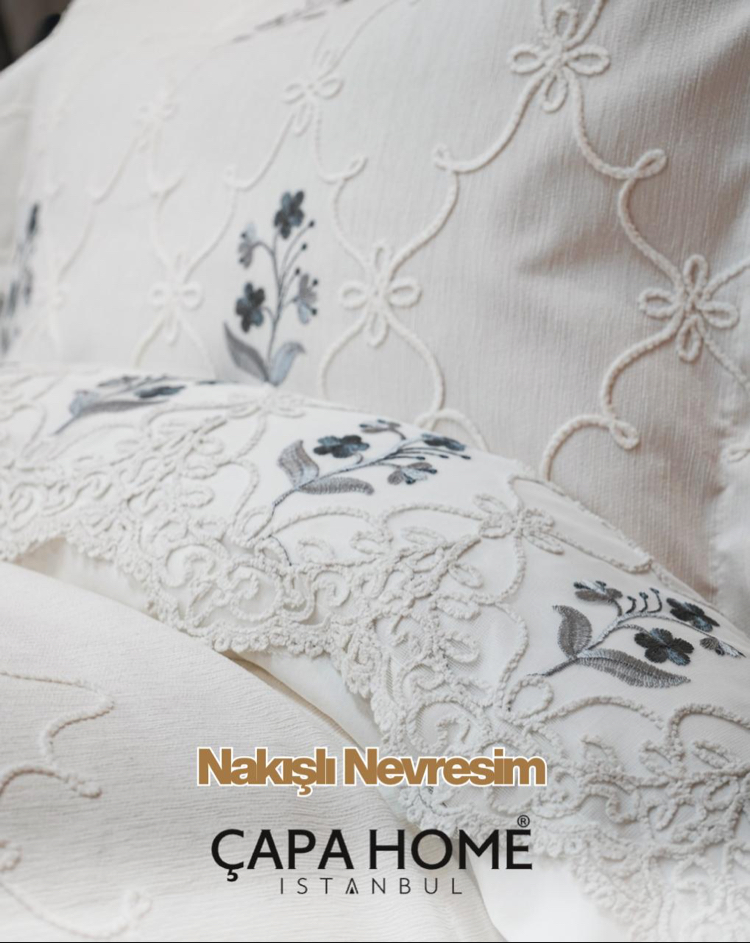 Çapa Home Daniela 9 Parça Nakılşı Gelin Seti