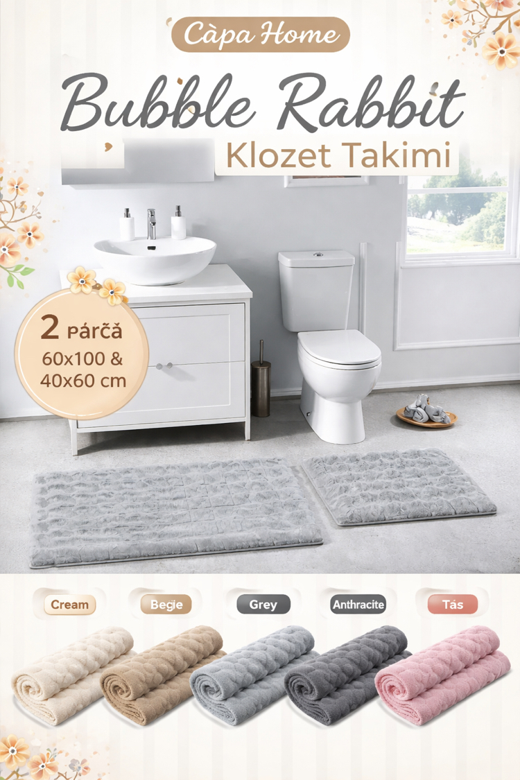 Tavşan Tüyü Klozet Takımı