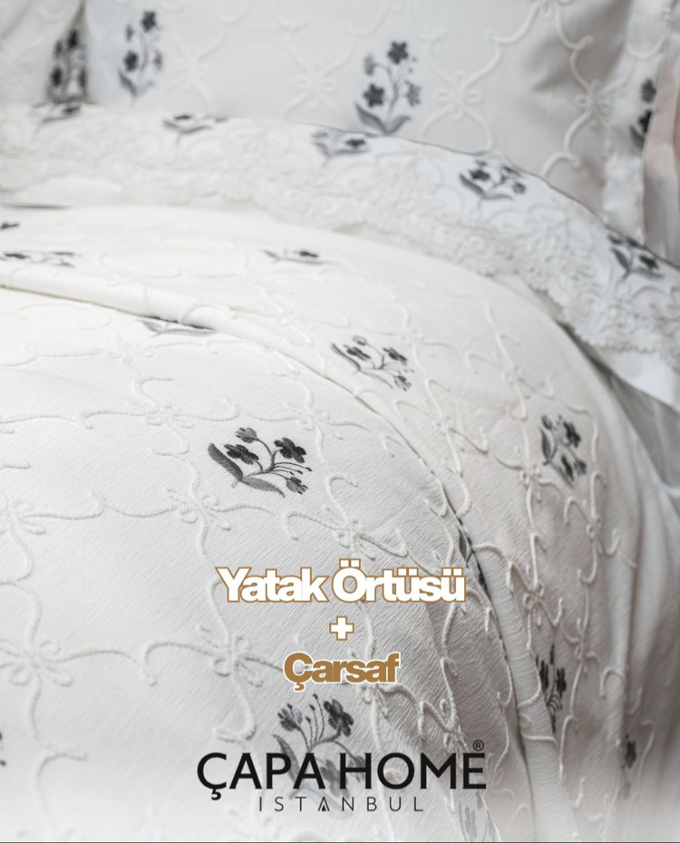 Çapa Home Daniela 9 Parça Nakılşı Gelin Seti