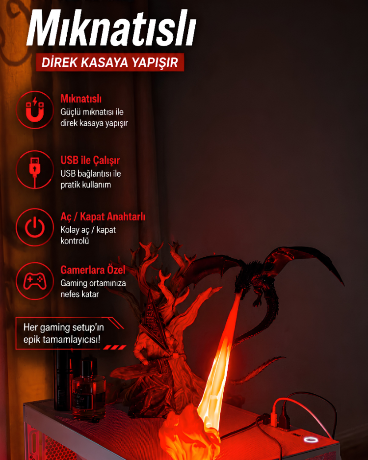 Drakhar 3D Ejder, Elektronik Aydınlatma