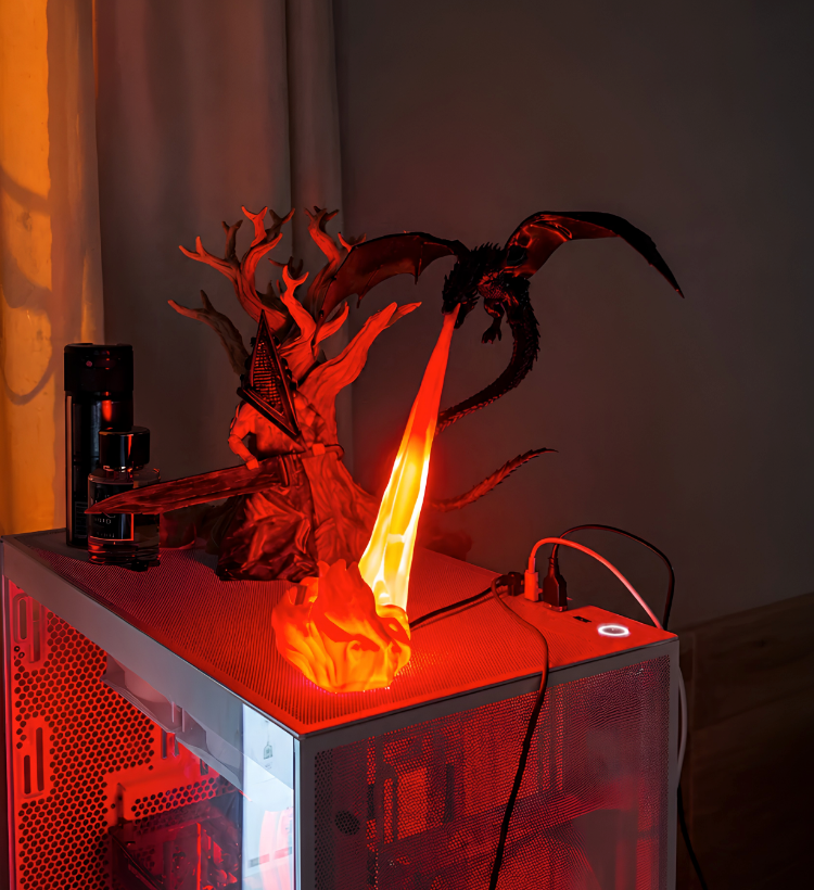 Drakhar 3D Ejder, Elektronik Aydınlatma