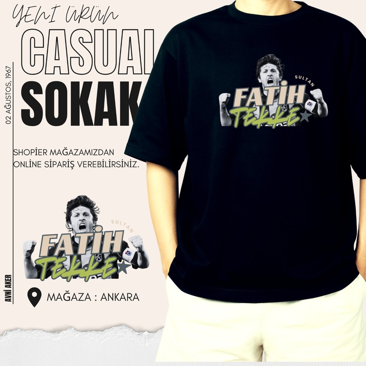 Siyah T-shirt Fatih Sultan Tekke