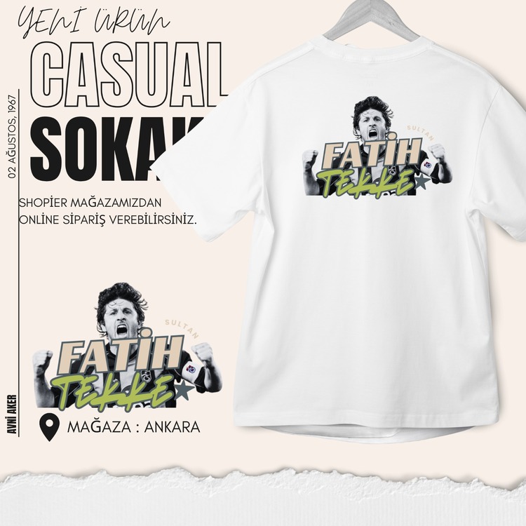 Beyaz T-Shirt Fatih Sultan Tekke