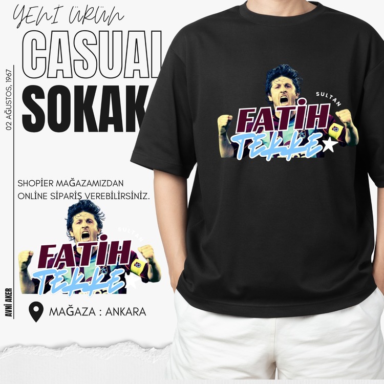 Siyah T-shirt Fatih Sultan Tekke