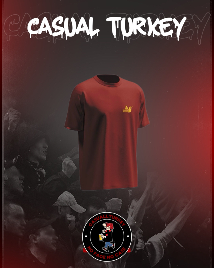 peaceful hooligan Sarı-Kırmızı TSHIRT