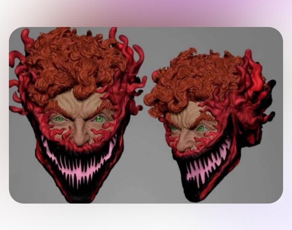 carnage and invincible Heads for windtoys