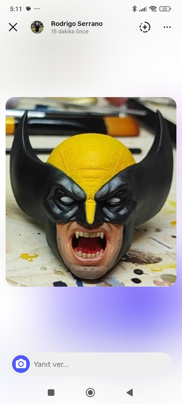 unmasked Logan (stoic) New screaming for Mafex