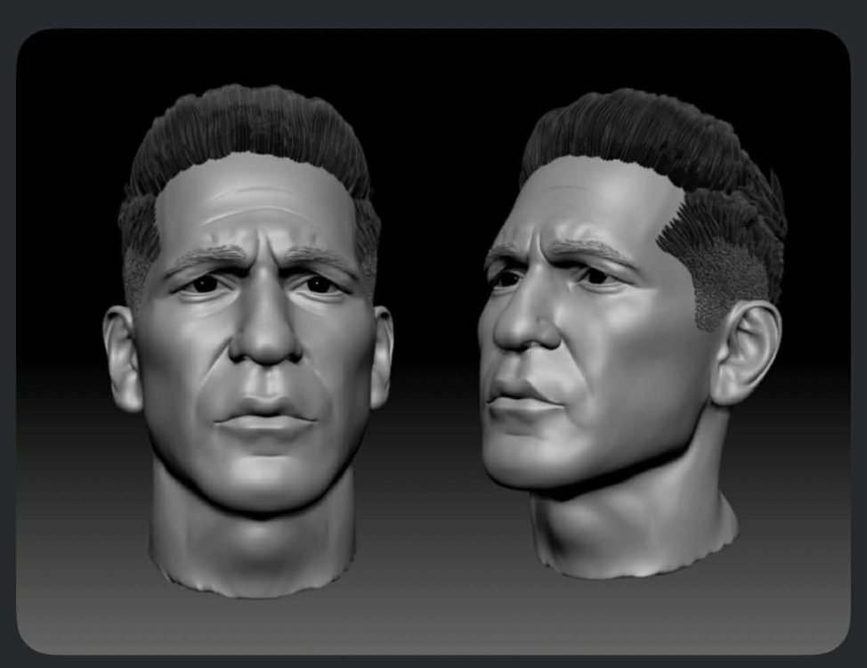 1/12 punisher John bernthal head (painted 