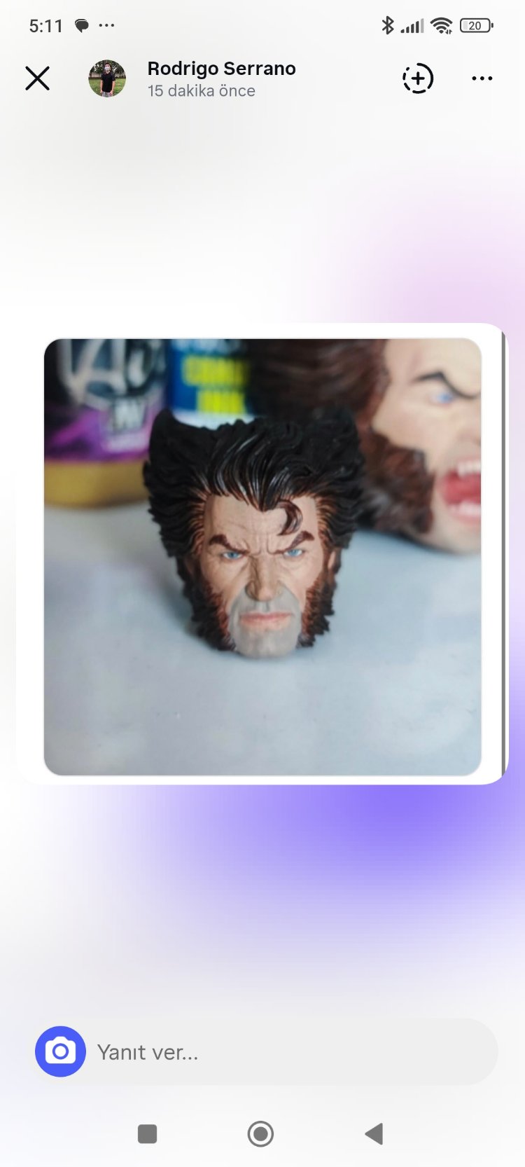 unmasked Logan (stoic) New screaming for Mafex