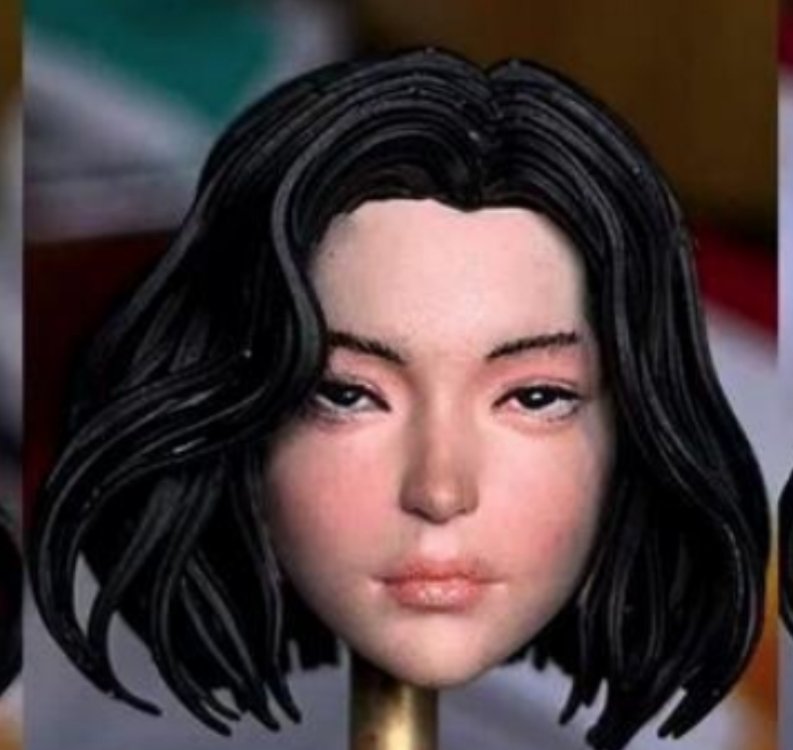 3 1/12 Heads painted 