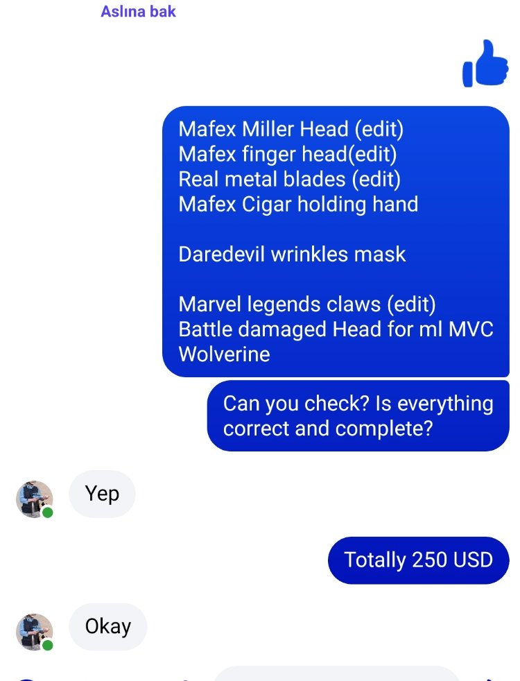 2 Heads 1 empty dd mask 2 pair claws 1 Cigar hand