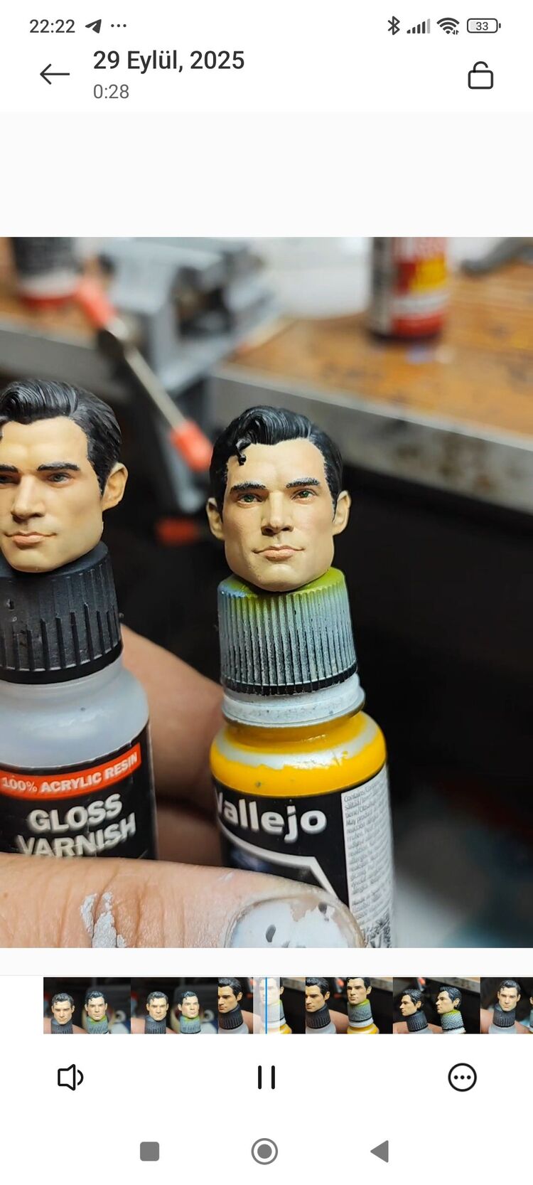 Mafex size Corenswet Superman Head 