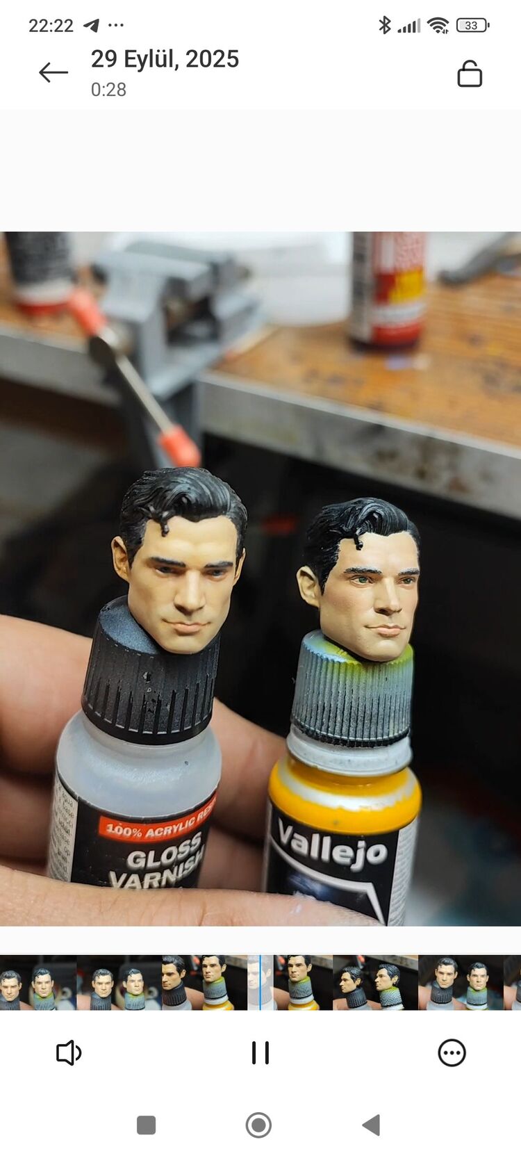 Mafex size Corenswet Superman Head 