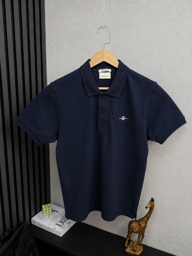 Gant Lacivert Polo Yaka