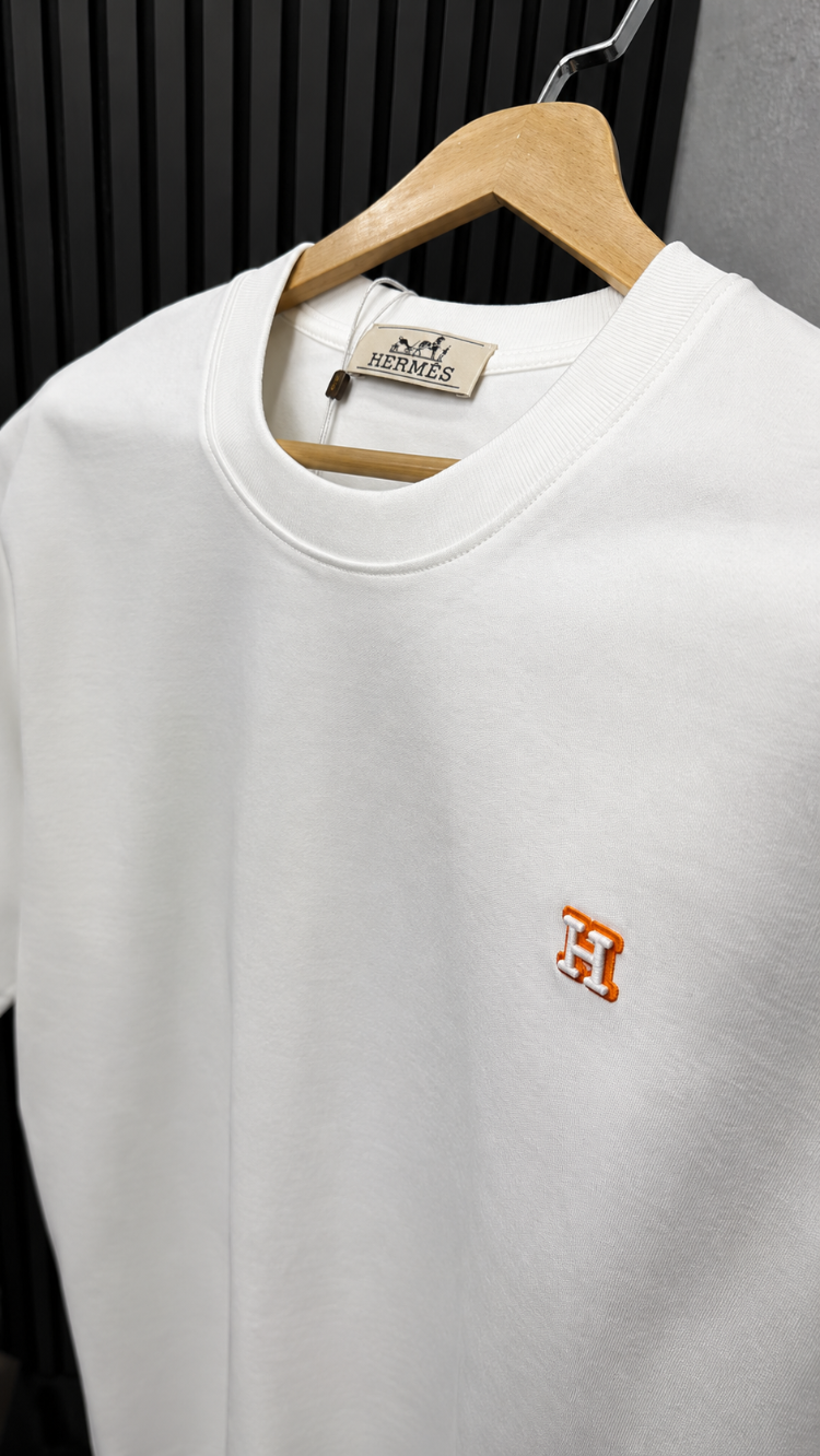 Hermes Beyaz T-Shirt