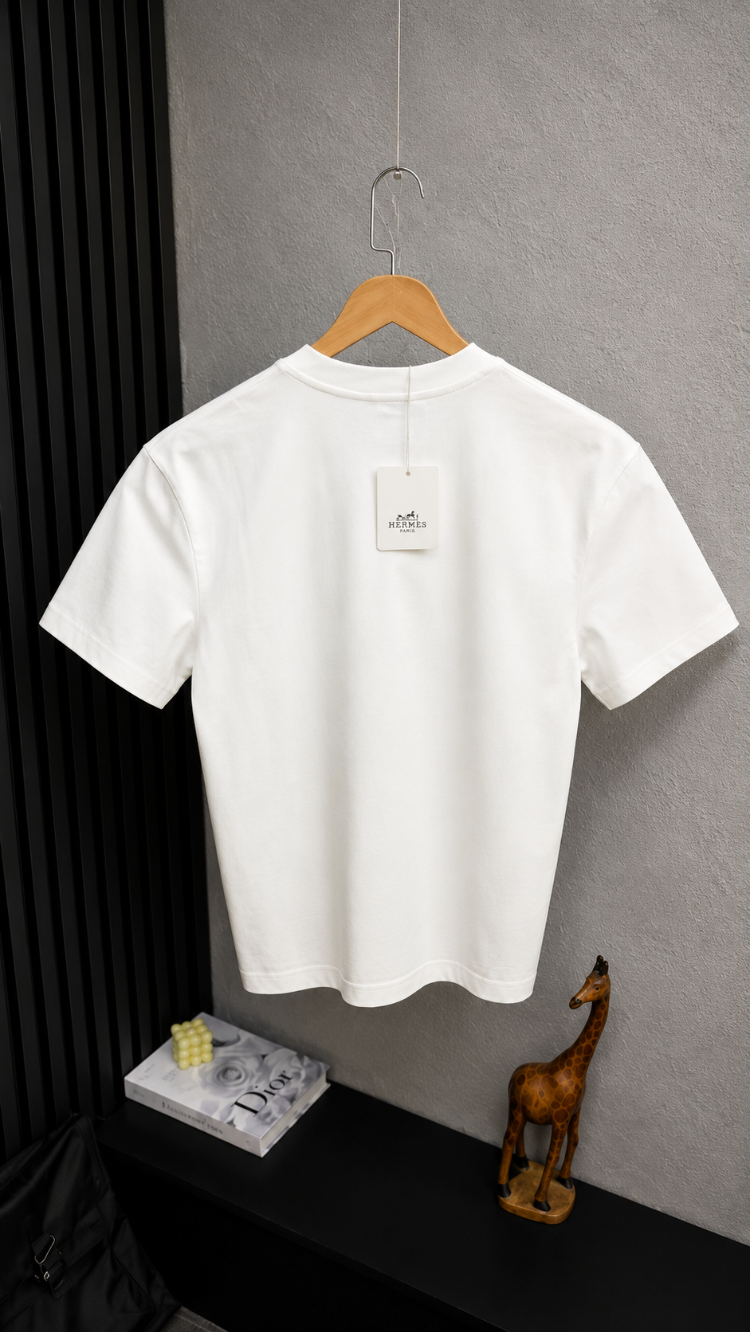 Hermes Beyaz T-Shirt