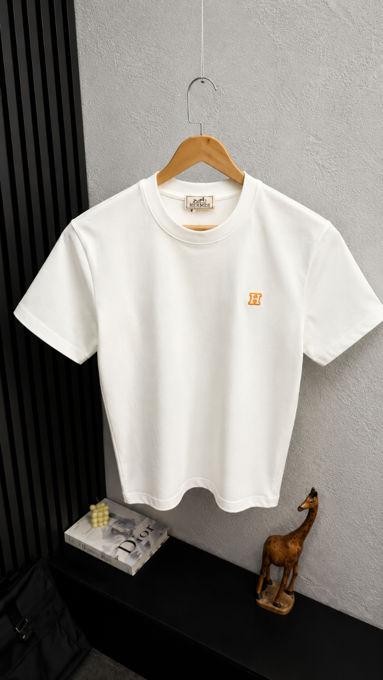 Hermes Beyaz T-Shirt