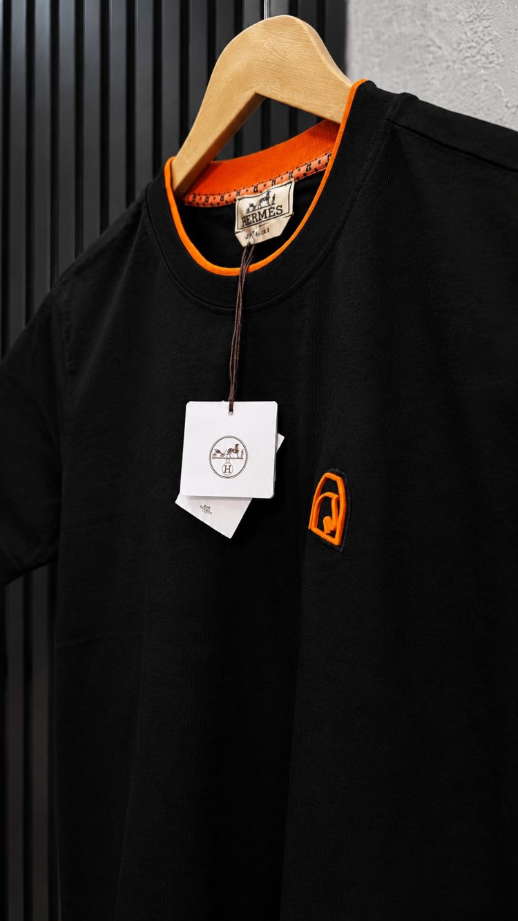 Hermes Siyah T-Shirt