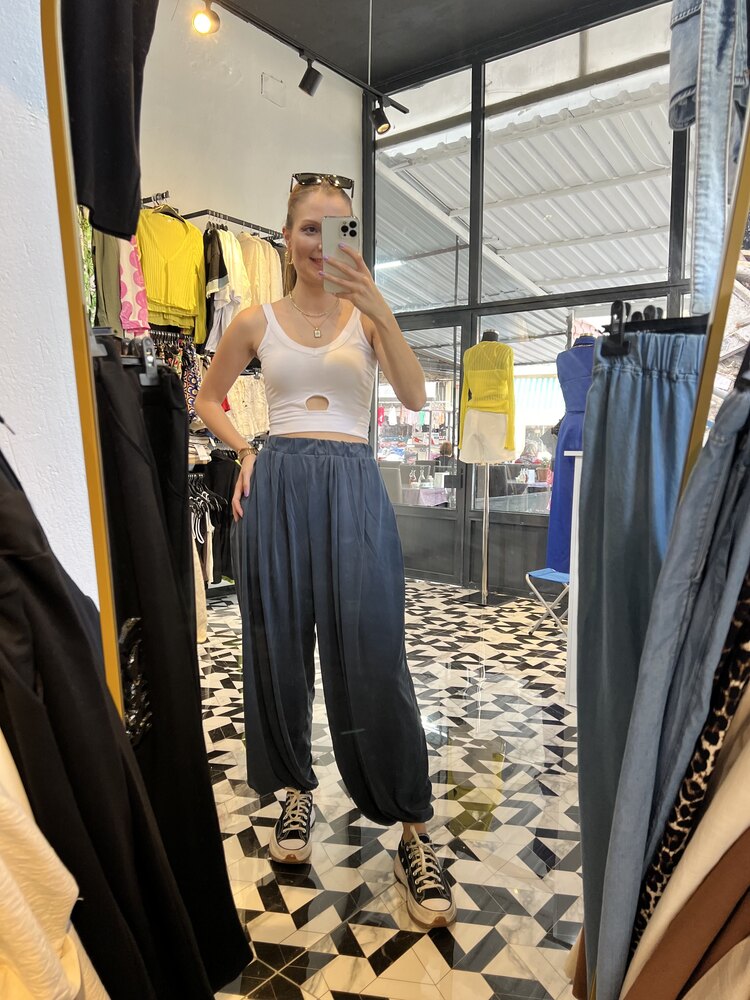 Tiril Tiril Kumaş Şalvar Pantolon Laci