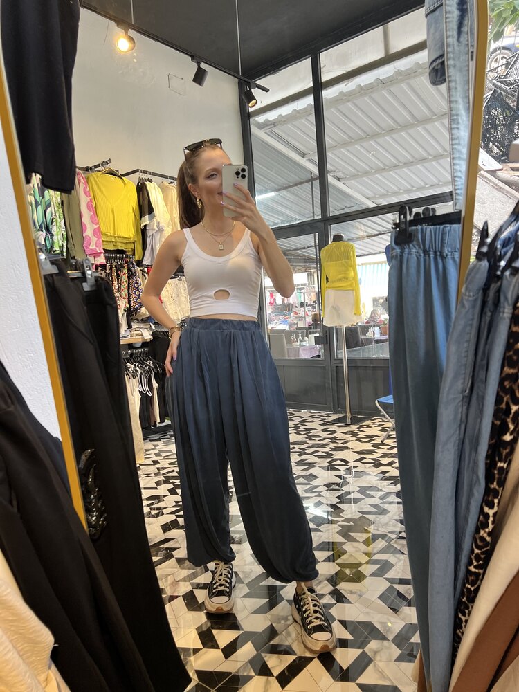Tiril Tiril Kumaş Şalvar Pantolon Laci