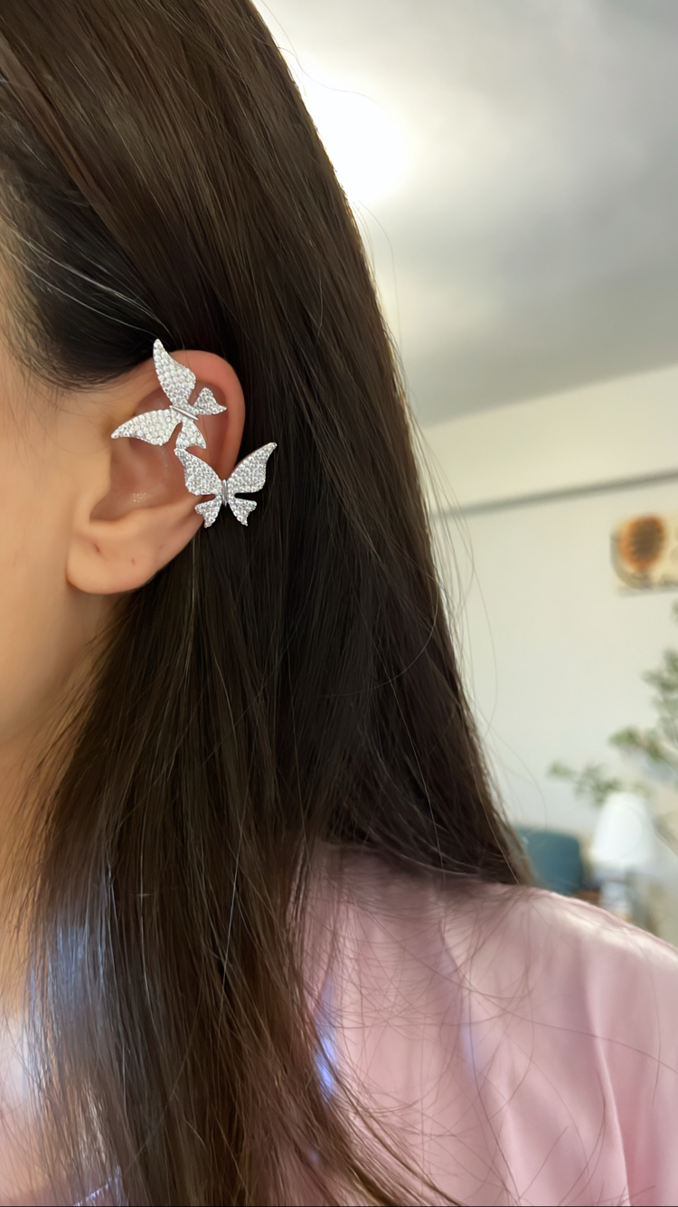 Xupıng kelebek earcuf (kıkırdakküpe)