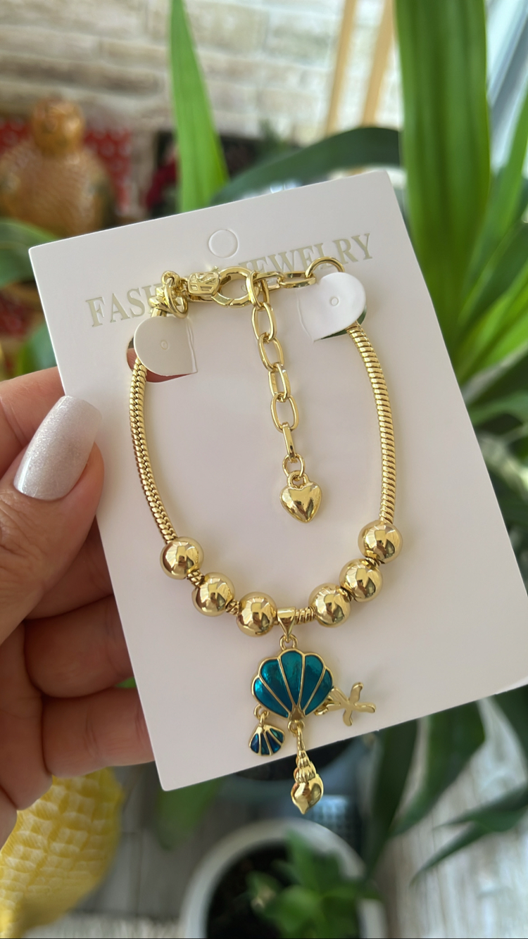 Jewelry  deniz esintisi charm bileklik