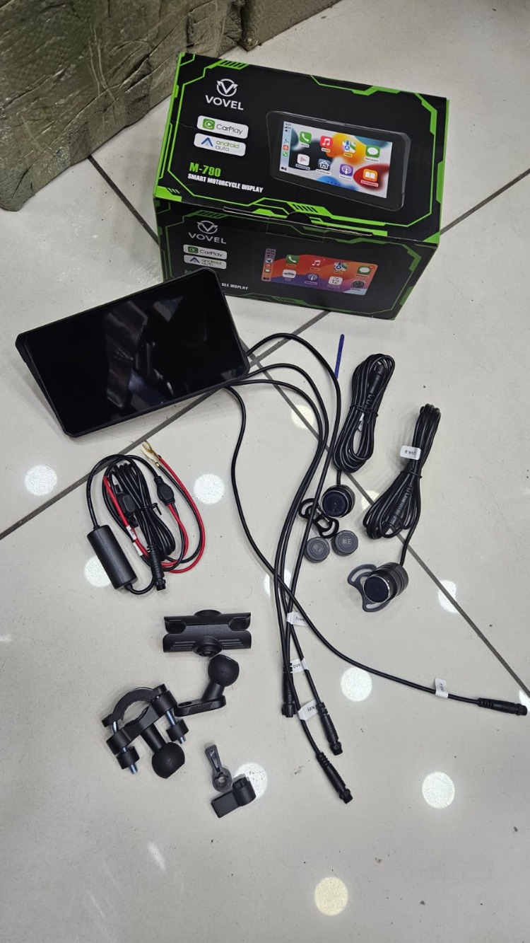 VOVEL M-790 ÇİFT KAMERALI MOTOCARPLAY EKRANI