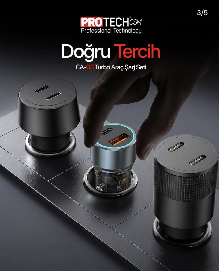 PROTECH 48W ARAÇ ÇAKMAK ŞARJ TAKIMI