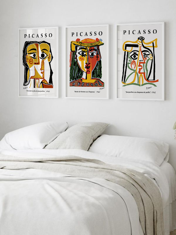 Picasso Sanat Çerçeveli Poster Seti