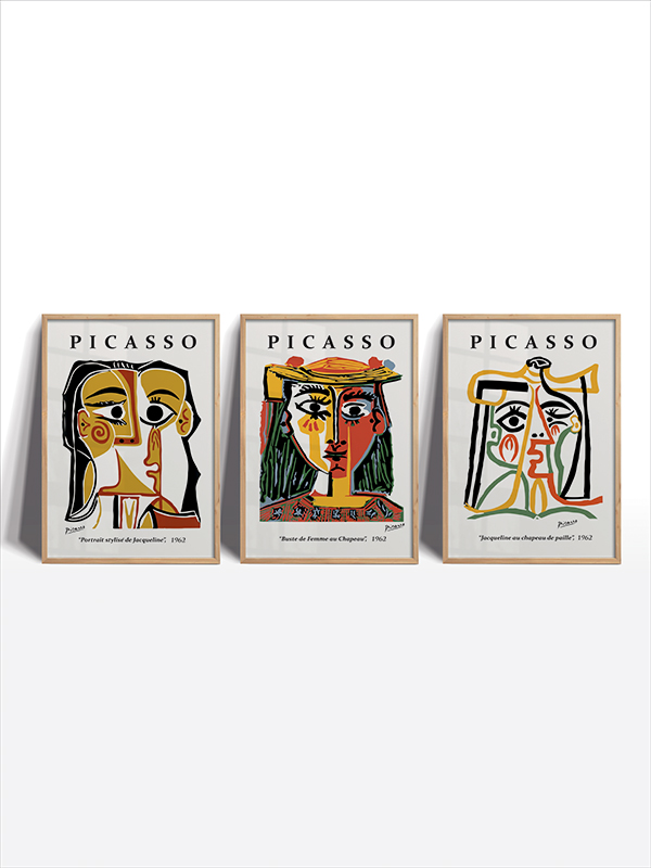 Picasso Sanat Çerçeveli Poster Seti