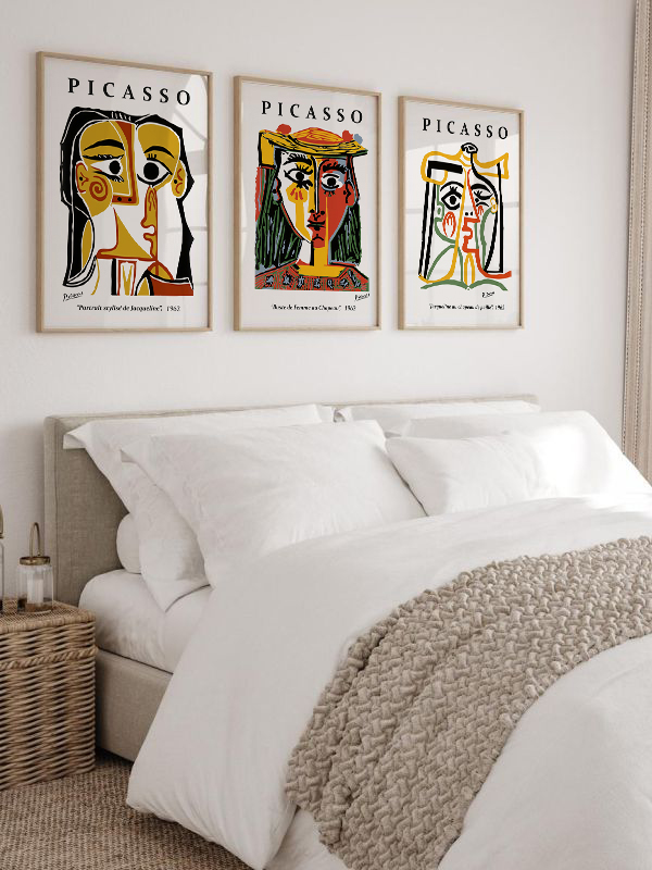 Picasso Sanat Çerçeveli Poster Seti
