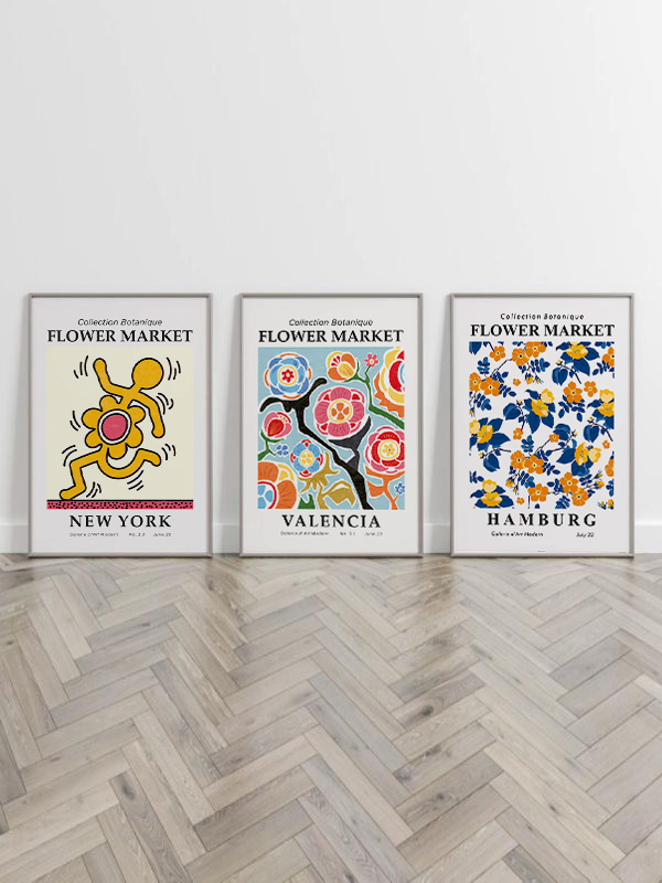 Collection Botanique Çerçeveli Poster Seti