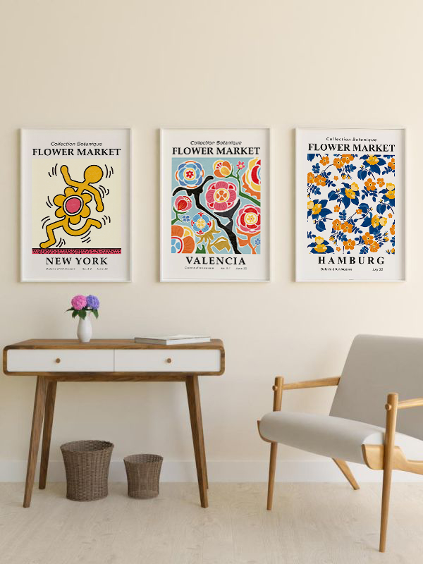 Collection Botanique Çerçeveli Poster Seti